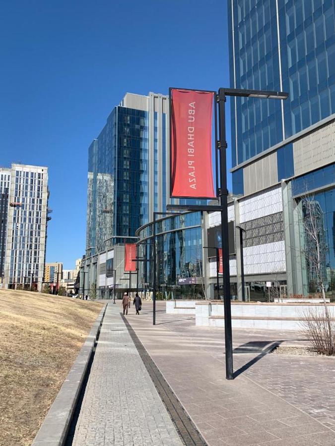 Квартира С Видом На Abu Dhabi Plaza Astana Exterior foto