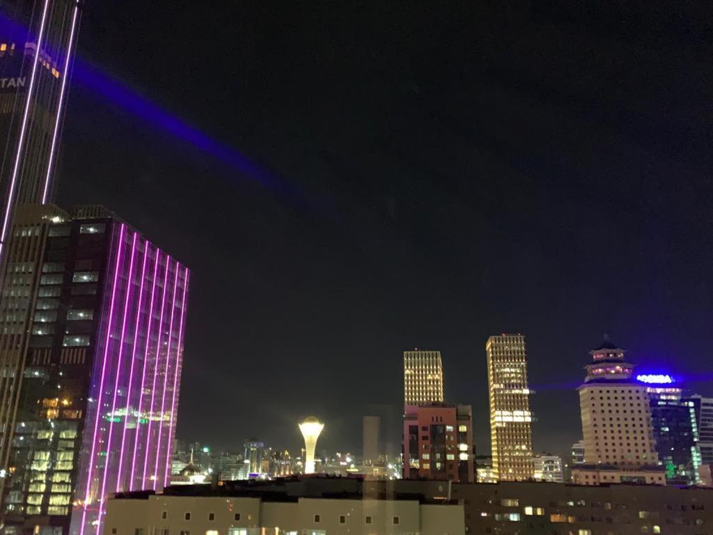 Квартира С Видом На Abu Dhabi Plaza Astana Exterior foto
